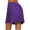 image:imageEkouaer Womens Active Performance Skort Lightweight Skirt for Golf TennisPurple