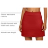 image:imageEkouaer Womens Active Performance Skort Lightweight Skirt for Golf TennisRed