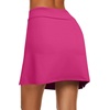 image:imageEkouaer Womens Active Performance Skort Lightweight Skirt for Golf TennisRose Red