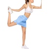 image:imageEkouaer Womens Active Performance Skort Lightweight Skirt for Golf TennisSky Blue