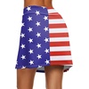 image:imageEkouaer Womens Active Performance Skort Lightweight Skirt for Golf TennisUsa Flag 01