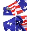 image:imageEkouaer Womens Active Performance Skort Lightweight Skirt for Golf TennisUsa Flag 01