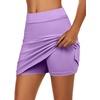 image:imageEkouaer Womens Active Performance Skort Lightweight Skirt for Golf TennisViolets