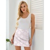 image:imageEkouaer Womens Active Performance Skort Lightweight Skirt for Golf TennisWhite Floral