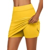image:imageEkouaer Womens Active Performance Skort Lightweight Skirt for Golf TennisYellow