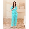 image:imageEkouaer Womens Cotton Pajamas Set Short Sleeve Button Down Pjs with PantsButterfly