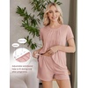 image:imageEkouaer Womens Maternity Nursing Pajamas Set Breastfeeding Sleepwear PjsApink