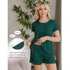 image:imageEkouaer Womens Maternity Nursing Pajamas Set Breastfeeding Sleepwear PjsGreen