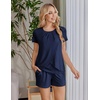 image:imageEkouaer Womens Maternity Nursing Pajamas Set Breastfeeding Sleepwear PjsNavy Blue