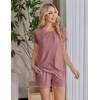 image:imageEkouaer Womens Maternity Nursing Pajamas Set Breastfeeding Sleepwear PjsPurplishred