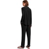 image:imageEkouaer Womens Pajamas Long Sleeve Loungewear Casual Button Down PjsBlack
