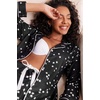 image:imageEkouaer Womens Pajamas Long Sleeve Loungewear Casual Button Down PjsBlack With Stars