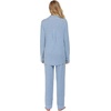 image:imageEkouaer Womens Pajamas Long Sleeve Loungewear Casual Button Down PjsBlue