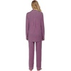 image:imageEkouaer Womens Pajamas Long Sleeve Loungewear Casual Button Down PjsCherry Red