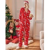 image:imageEkouaer Womens Pajamas Long Sleeve Loungewear Casual Button Down PjsChristmas Snowman