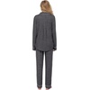 image:imageEkouaer Womens Pajamas Long Sleeve Loungewear Casual Button Down PjsDark Grey