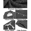 image:imageEkouaer Womens Pajamas Long Sleeve Loungewear Casual Button Down PjsFlower Grey