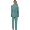 image:imageEkouaer Womens Pajamas Long Sleeve Loungewear Casual Button Down PjsGreen
