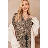 image:imageEkouaer Womens Pajamas Long Sleeve Loungewear Casual Button Down PjsLeopard