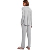 image:imageEkouaer Womens Pajamas Long Sleeve Loungewear Casual Button Down PjsLight Grey
