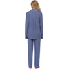 image:imageEkouaer Womens Pajamas Long Sleeve Loungewear Casual Button Down PjsNavy