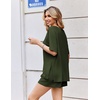 image:imageEkouaer Womens Two Piece Sets Summer Lounge Set Matching OutfitsArmy Green