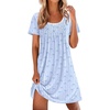 Blue Bow Stripes