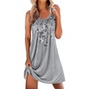 Gray Floral