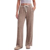 image:imageEkouaer Pajama Pants Women 2026 Soft Pj Bottom Wide Leg Lounge Sleep PantsLight Brown