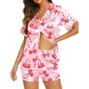 Bow Pink Red