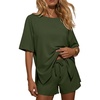 image:imageEkouaer Womens Two Piece Sets Summer Lounge Set Matching OutfitsArmy Green