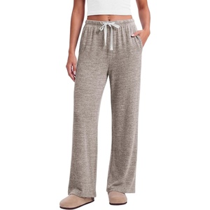 image:imageEkouaer Pajama Pants Women 2026 Soft Pj Bottom Wide Leg Lounge Sleep PantsKhaki