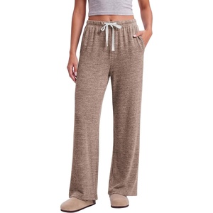image:imageEkouaer Pajama Pants Women 2026 Soft Pj Bottom Wide Leg Lounge Sleep PantsLight Brown