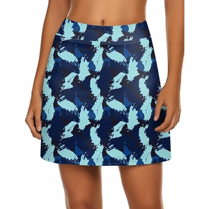 image:imageEkouaer Womens Active Performance Skort Lightweight Skirt for Golf TennisAblue Floral