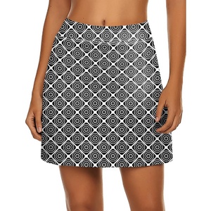 image:imageEkouaer Womens Active Performance Skort Lightweight Skirt for Golf TennisCircle Floral