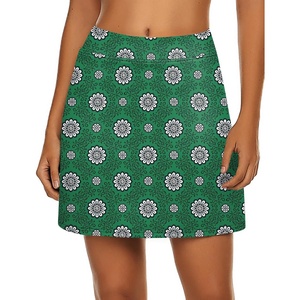 image:imageEkouaer Womens Active Performance Skort Lightweight Skirt for Golf TennisGreen Print
