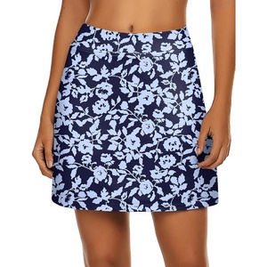 image:imageEkouaer Womens Active Performance Skort Lightweight Skirt for Golf TennisNavy Flower
