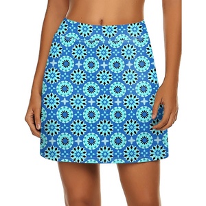 image:imageEkouaer Womens Active Performance Skort Lightweight Skirt for Golf TennisOcean Flower