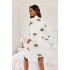 image:imageEkouaer Women Robes Knee Length Kimono Bathrobe Lightweight Soft SleepwearBubble Eye