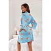 image:imageEkouaer Women Robes Knee Length Kimono Bathrobe Lightweight Soft SleepwearGoblet