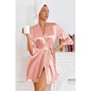 image:imageEkouaer Womens Satin Robes Short Silk Kimono Bath Robe with Pockets01misty Rose