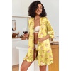 image:imageEkouaer Womens Satin Robes Short Silk Kimono Bath Robe with PocketsTeddy Bear