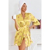 image:imageEkouaer Womens Satin Robes Short Silk Kimono Bath Robe with PocketsTeddy Bear