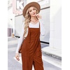 image:imageEkouaer Corduroy Overalls for Women Loose Fit Casual Fall JumpsuitsCaramel