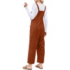 image:imageEkouaer Corduroy Overalls for Women Loose Fit Casual Fall JumpsuitsCaramel
