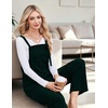 image:imageEkouaer Corduroy Overalls for Women Loose Fit Casual Fall JumpsuitsLake Green