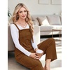 image:imageEkouaer Corduroy Overalls for Women Loose Fit Casual Fall JumpsuitsLight Brown