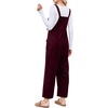 image:imageEkouaer Corduroy Overalls for Women Loose Fit Casual Fall JumpsuitsRed