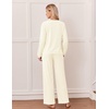 image:imageEkouaer Lounge Sets for Women Long Sleeve 2 Piece Pajamas Set with PocketsApricot