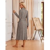 image:imageEkouaer Robes for Women Long Knit Bathrobe Soft Lightweight Kimono RobesLight Brown